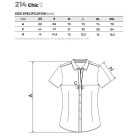 MALFINI női ing, rövid ujjú, 4 színben.