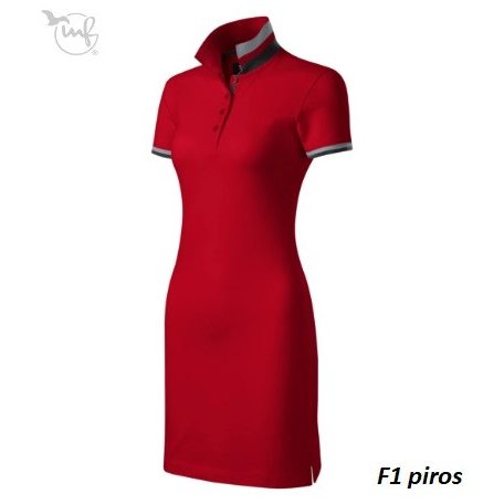 Malfini DRESS UP. Ruha, női-galléros , piké anyag, 100% pamut. Több szín.