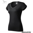 MALFINI FIT V-nyakú női póló