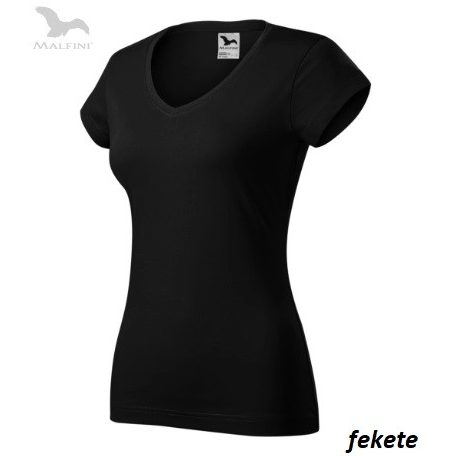 MALFINI FIT V-nyakú női póló