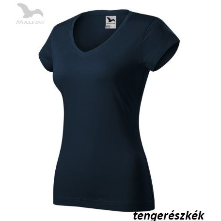MALFINI FIT V-nyakú női póló