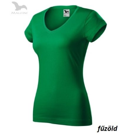 MALFINI FIT V-nyakú női póló