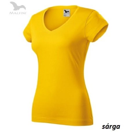MALFINI FIT V-nyakú női póló