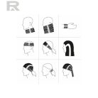 Malfini TWISTER Kendő fényvisszaverő csíkkal