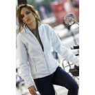 KARIBAN Női cipzáras polár felső. Fehér. 