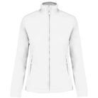 KARIBAN Női cipzáras polár felső. Fehér. 