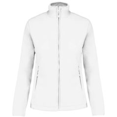 KARIBAN Női cipzáras polár felső. Fehér. 