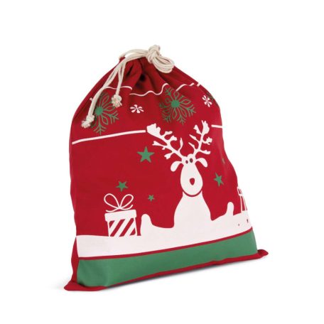 KIMOOD karácsonyi húzózsinóros táska