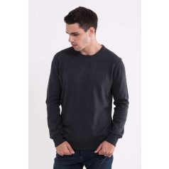   Férfi Pamut Pulóver. OEKO-TEX® minősített.Sötétszürke