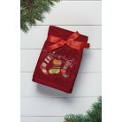 Karácsonyi hímzett törölköző