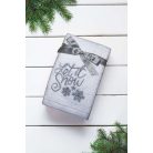 Karácsonyi hímzett törölköző