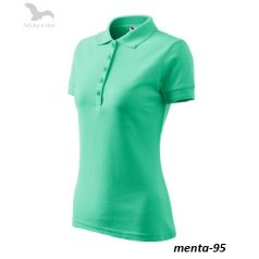 MALFINI Galléros póló- női . +10 szín.