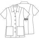 "POPPY" egészségügyi ruha. 100%pamut