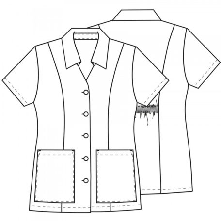 "POPPY" egészségügyi ruha. 100%pamut