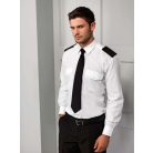 PREMIER férfi hosszú ujjú pilóta ing. 