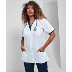 'DAISY' egészségügyi tunika-fehér/kék