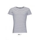SOL'S csíkos férfi póló. MILES MEN ROUND NECK STRIPED T-SHIRT